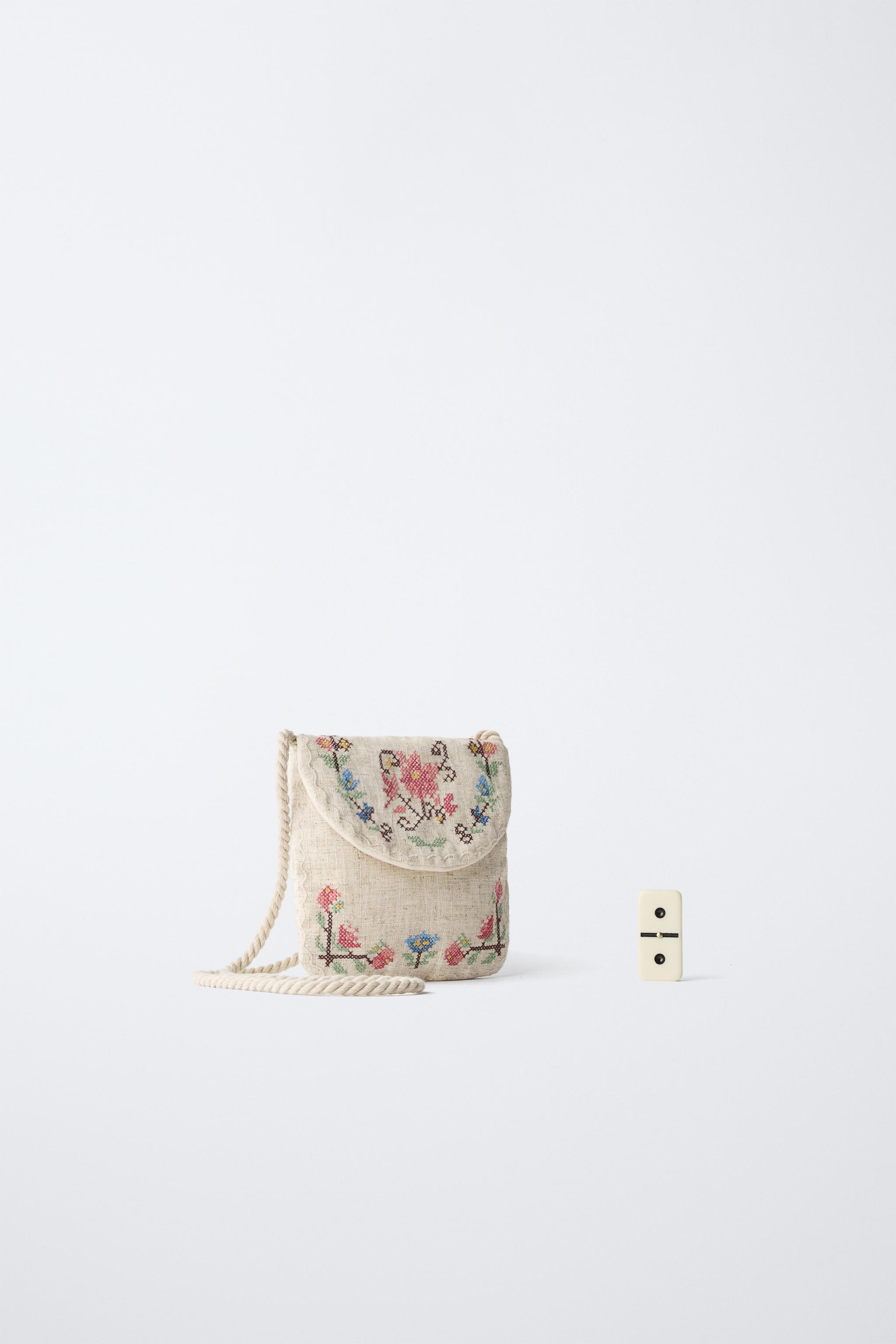 EMBROIDERED CROSSBODY BAG